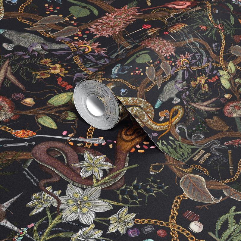 Glamour Life Wallpaper, Black