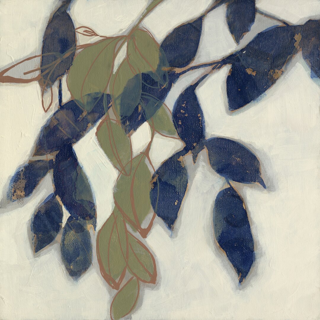 Leinwandbild Entwined Leaves I von Jennifer Goldberger