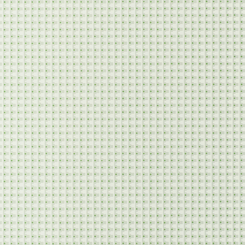 Papier peint Schumacher x David Oliver Milo, Vert Chelsea