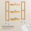 Bamboo Freestanding Bathroom Shelves