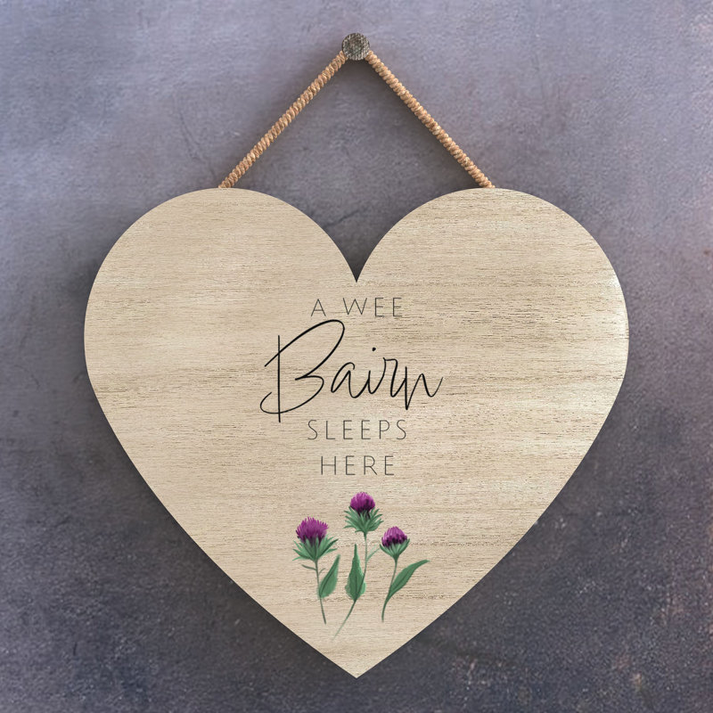 Kana Wall Décor, Oak, 10cm H x 9cm W x 0.5cm D