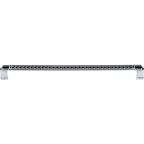 Tower Bridge 12" Center to Center Bar pull, Polished Chrome