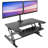 Mount-It! Height Adjustable Standing Desk Converter with Bonus Dual Monitor Mount Included, 36 Inch