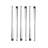 DEGRENNE Paris Modulo Stainless Steel Flatware Set - Service for 6