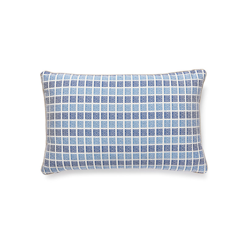 Folklore Lumbar Pillow Cover & Insert, Sailboat