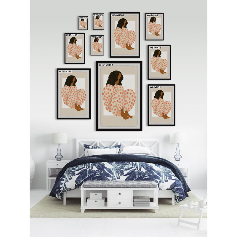 Just Me by Marmont Hill - Single Picture Frame Painting, 91cm H x 61cm W x 3.81cm D