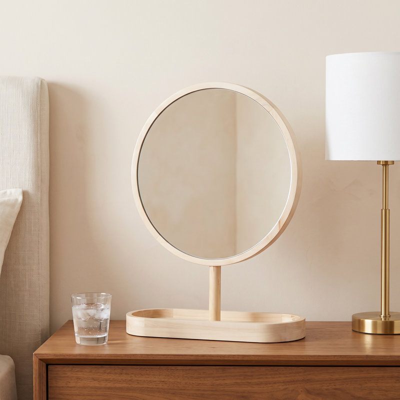 Ashten Solid Wood Flat Floor Mirror
