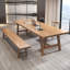 Modern Minimalist Solid Wood Rectangular Conference Table-598421800