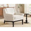 Chaise d'appoint moderne avec accoudoirs évasés-1247947543