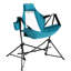 Chaise pliante portative, bleu, avec coussin et porte-gobelet pour l'extérieur Parkour