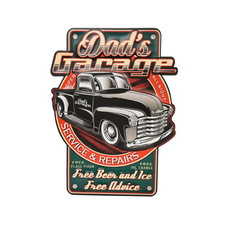 Décoration murale «Dad's Garage»