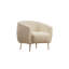 Fauteuil tubulaire de 70 cm de large Sulayman