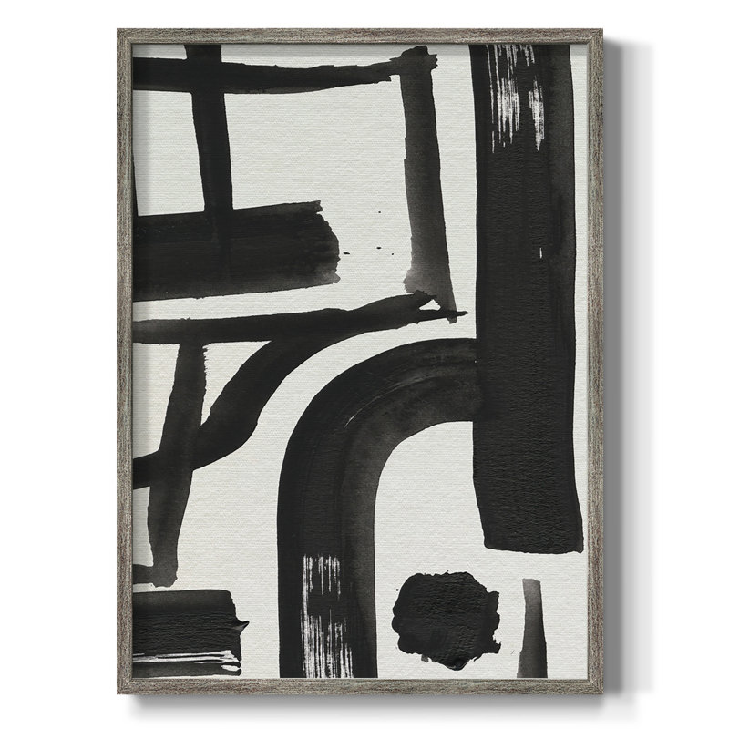 «Inkwell Intersect I», reproduction encadrée - bois massif, H 11 po x l 9 po