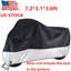 Housse de moto grande imperméable robuste pour le rangement extérieur