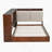 L-Shaped Daybed Floor Corner Bed With  USB Charging Ports-1779298104