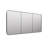 Three Door Steel Frame Square Shape Medicine Cabinet-90628782