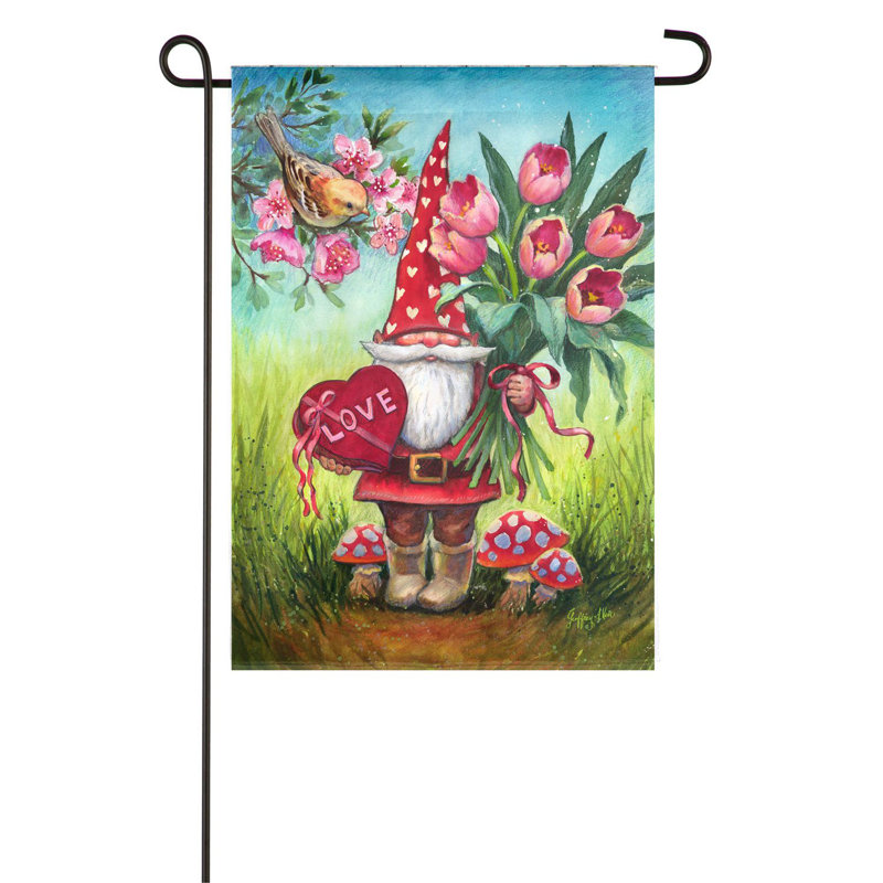 Drapeau de jardin en polyester 18 x 13 po Leitner