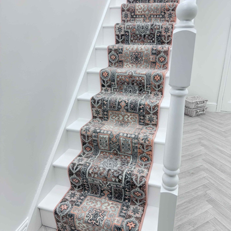 Stair Runner Abstract Area Rug, Stair Runner 60 x 690 cm