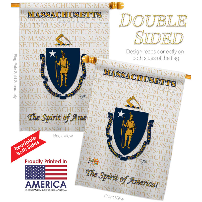 Drapeau de maison en polyester 2 côtés 3 pi 3 po x 2 pi 2 po