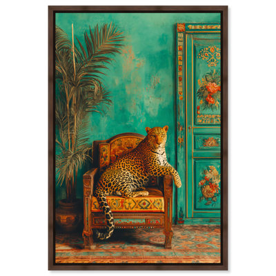 Décoration murale Jungle Luxe, reproduction acrylique sur toile par Art Remedy, prête à être suspendue, 30 x 45
