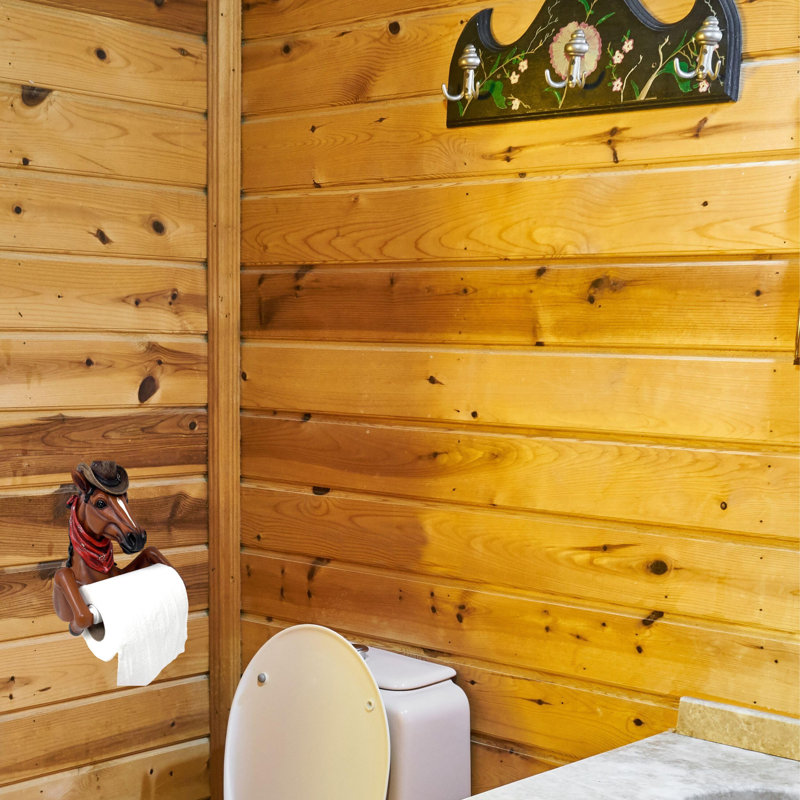 Porte-papier hygiénique en résine Western