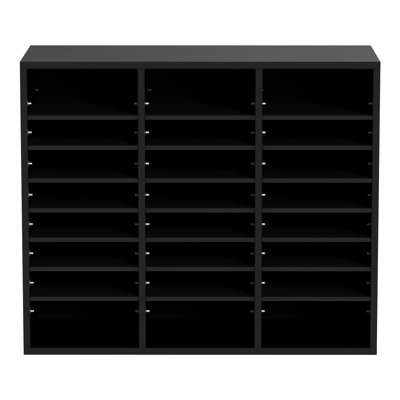 Compartments Office Mailbox with Adjustable Shelves,Literature Sorter 29x12x24.4 inches by Inbox Zero