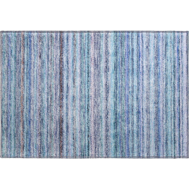 Premium Machine Washable Cerrito AMF598 Sky Rug, Rectangle 1'8" x 2'6"