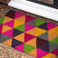 Nicola Spring - Coir Door Mat - Triangles-50928586