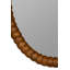 Miroir rond en bois massif Wallace