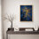 Reproduction d'art encadrée - arbre avec grève de la foudre, art mystique de la nature, décor contemporain ou éclectique