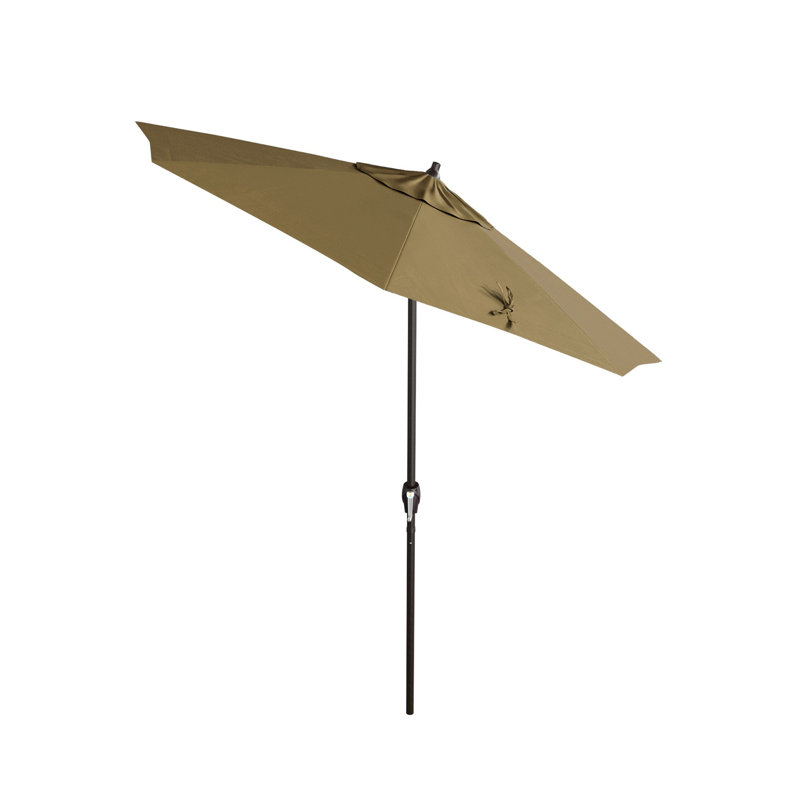 Bala 90'' Market Sunbrella® Umbrella, Canvas Heather Beige Sunbrella® Canvas