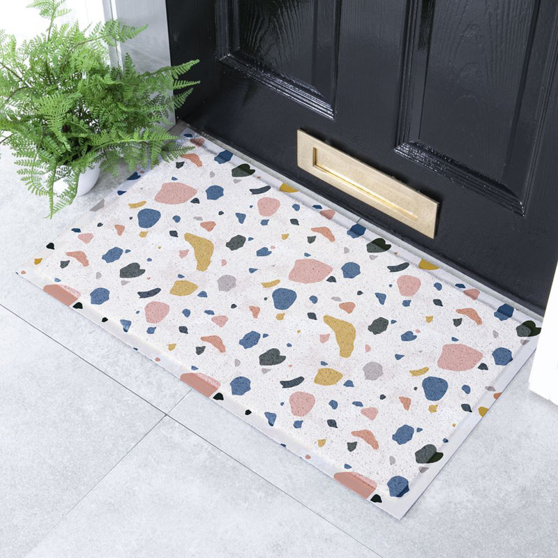 Non-Slip Abstract Doormat