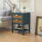 2 Drawer Side table,Naturel Rattan,End table,Side table,End table,Nightstand-1254924241