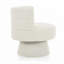 Fauteuil d'appoint pivotant rembourré Boucle