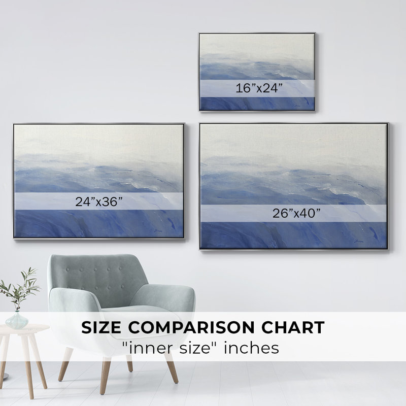 Storm Surge - Print, Silver, 41" H x 27" W x 2"D