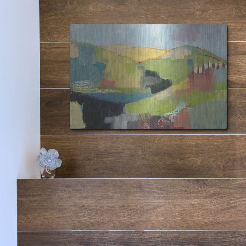 Art mural en métal Lark Manor ™ «Headlands» par Jan Weiss, H 12 po x l 16 po
