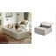Table basse à plateau relevable 31,5 po avec base en bloc-1438687208