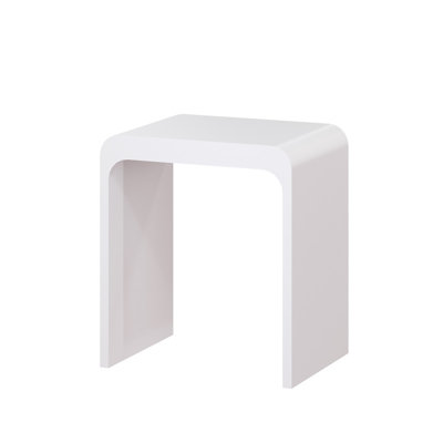 Tabouret de douche de salle de bain autoportant à surface solide Casainc Riverside