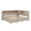 Lit de jour avec tablettes de rangement et 3 tiroirs-922475116