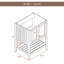 Base de meuble-lavabo 24 po seulement, structure en bois massif, armoire de rangement avec portes et tablette ouverte-111123963