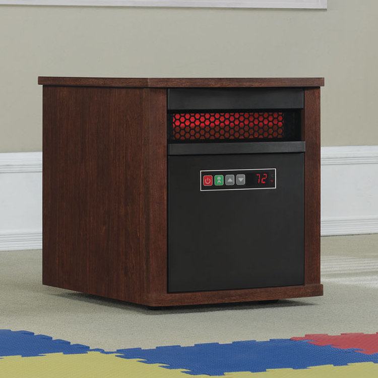 Duraflame 1500 Watt Watt 5200 BTU BTU Electric Cabinet Space Heater with  Adjustable Thermostat , Remote Included and with Digital Display u0026 Reviews  | Wayfair