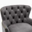 Calum Faux Leather Buttoned Accent Wingback Chair-733682706