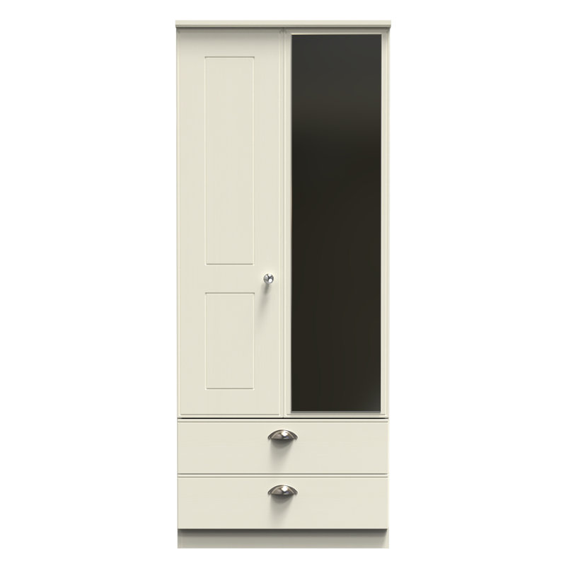 Conners Manufactured Wood Wardrobe, Cream Ash