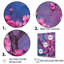 «Pink and Blue Cherry Blossoms Symphony I», reproduction sur toile-197552737-108384542