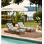 Gillian Steel and Rope Chaise Lounger-274022112