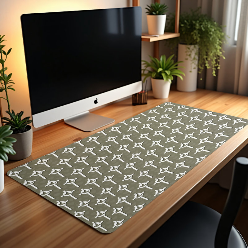 Polyester Desk Pad, 31.5x15.5