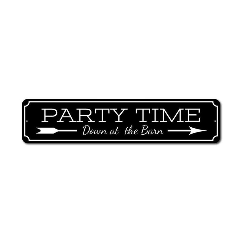 Panneau en aluminium Party Time, H 6 po x l 24 po x P 0,06 po