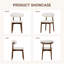 Chaises d'appoint rembourrées en bois massif Maylon-2033522884