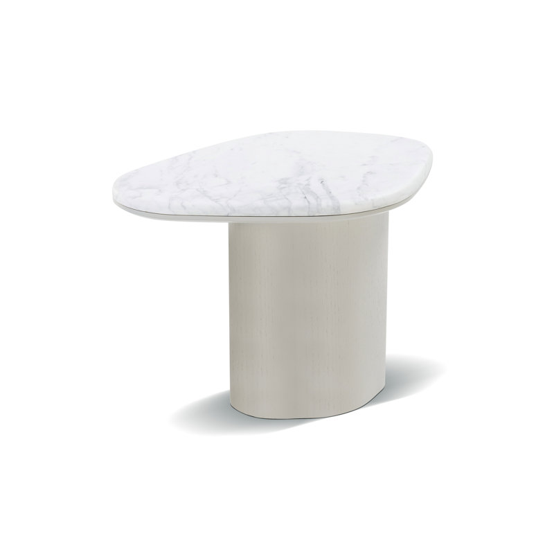 Table basse haute Jade avec marbre Calacata