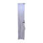 Grey + White, , Bathroom Storage Solution, Tall Linen Tower, Flexible Storage, Drawer, Compact And Stylish Design-44687658
